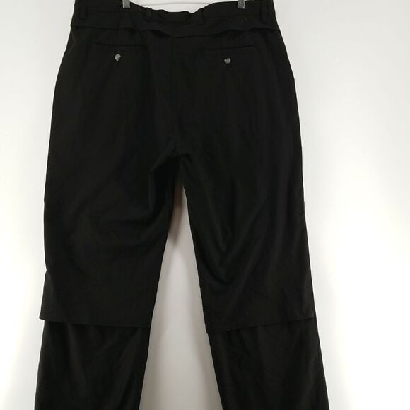 Adidas Pants Men's Size 40  Black Workout Exercise Gym Golf Pockets Athleisure - Picture 8 of 11